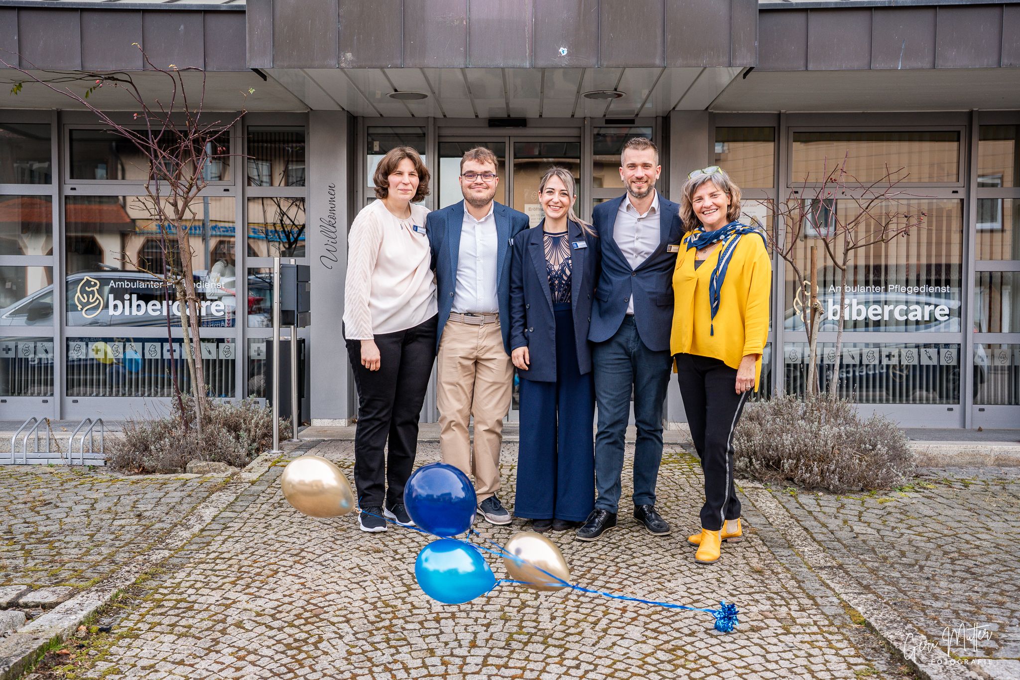 Bibercare Team - Christina und Joshua Breitenreuter, Kevin Fehrenbacher, Natalie Fehrenbacher und Simone Fürstenberger
